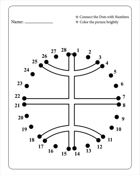 Okul Dot to Dot Çocuk Eğitim ve Eğlence İçin Etkinlik Kitabı