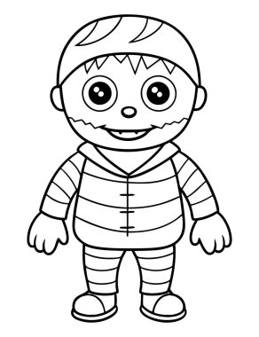 Çocuklar için Yazdırılabilir Zombi Kıyameti Renk Sayfası