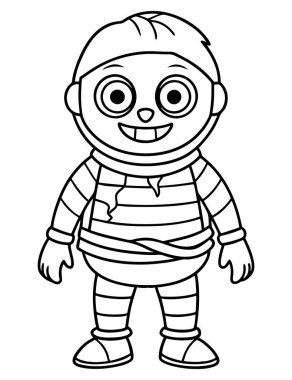 Çocuklar için Yazdırılabilir Zombi Kıyameti Renk Sayfası