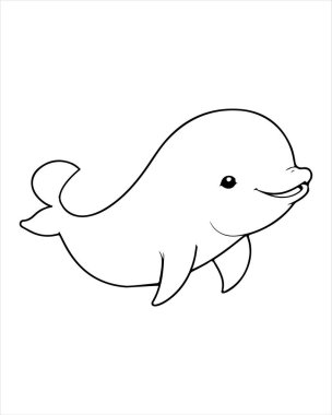 Çocuklar için Yazdırılabilir Okyanus Hayvanları Renklendirme Sayfaları