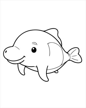 Çocuklar için Yazdırılabilir Okyanus Hayvanları Renklendirme Sayfaları