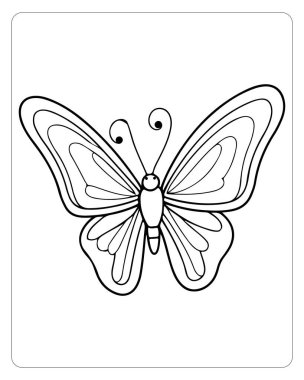 Hassas Kelebek: Sanatsal Keşif ve Gevşeme Yolculuğuna çıkan Yaratıcı Zihinler için Zarif Renk Sayfası