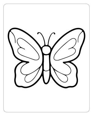 Bir Kelebeğin Basit Özeti Simetrik Kanatları Çocuklar İçin Mükemmel Sınıflarda ve Ev 'de