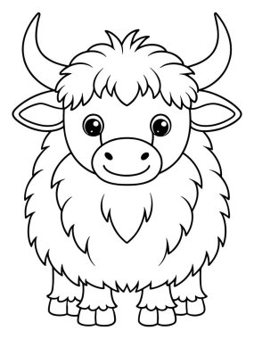 Resim kitabı ya da eğitici materyaller için sevimli bir çizgi roman. Sanat yoluyla hayvan öğrenimi için harika.