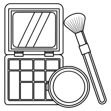 Zarif makyaj gereksinimleri göz farı palet fırça kompakt toz güzellik araçları