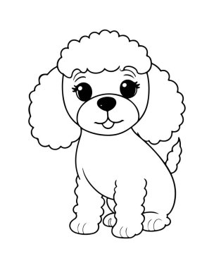 Şirin kaniş boyama sayfası çocuklar için mükemmel. Yazdırılabilir, eğlenceli ve kolay.