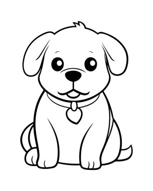 Çocuk resimli şirin çizgi film. Sayfaları ve aktiviteleri boyamak için mükemmel..