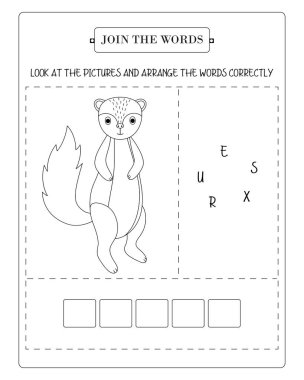 Kokarca ve karışık harflerle 