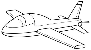 UAV vektör çizimi havacılık veya teknik öğrenme görselleri için yukarıda uçuyor