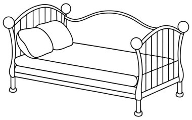 Konforlu iç mekanlar ve rahatlama temalı sayfa renklendirme tasarımları için mükemmel bir çizim