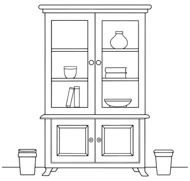 Modern yemek odası dekorasyonu ve şık ev tasarımı görselleri için mükemmel bir cam çizim.