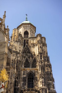View of the Stephansdom, Cathedral of Vienna, Austria clipart