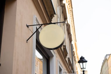 Kafe, restoran adı ve logo için boş boş bir oval vintage çemberin kopyası.