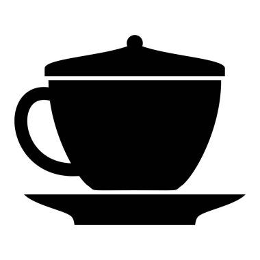 Monokrom cam veya bardak siluetinin vektörü. Simgeler, logolar, grafik tasarım unsurları, logolar için düzenlenebilir ve ölçeklenebilir vektör illüstrasyon EPS dosyası. Beyaz arkaplanda izole