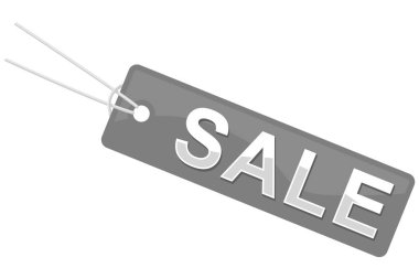 Promotional SALE Tag Icon in Simple Vector Style, Ideal for Advertising, Marketing, and Discount Campaigns, Editable EPS Graphic Isolated on White Background