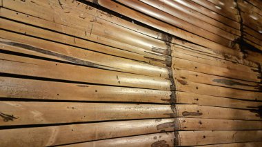 Rustik Sıcak Gece Titreşimleri ile klasik Bambu Çit Dokuları, Retro ve Klasik Arkaplan İçin Mükemmel, Duvar kağıtları, veya Yüksek Kaliteli Arkaplan