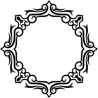 Zarif Premium Lüks Dekoratif Tasarım, Mükemmel Dengelenmiş Simetri, Düz Stil Düzenlenebilir Vektör İlülasyonu, Grafik Tasarım, Kesim ve Yazdırma İhtiyacı İçin Beyaz Üzerine İzole