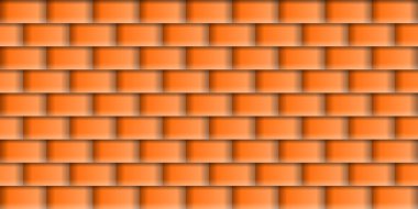 Mimarlık, İnşaat, İç Tasarım ve Dekoratif İçin Kusursuz Turuncu Tuğla Duvarlı Döşeme Kalıbı Arkaplanı