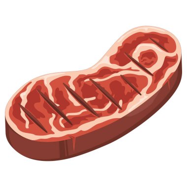 EPS Vector Izgara Et Mangalda Mangalda Mangalda Mangalda Mangal Yemek Markası Menü Mutfak Simgesi Beyazda İzole Edildi