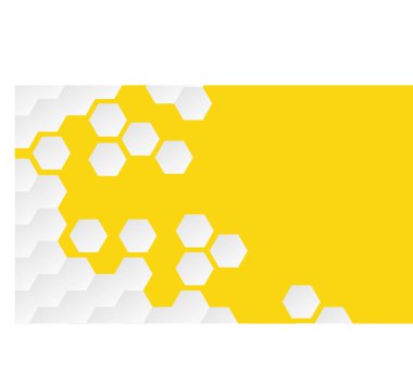 Soyut sarı turuncu arı kovanı raster arka plan ikonu. Bal peteği arıları kovan hücreleri desen işareti. Komik arı balı, pankart ya da duvar kağıdı için vektör simgelerini şekillendirir. Eğlenceli doku altıgen hücre işaretleri.