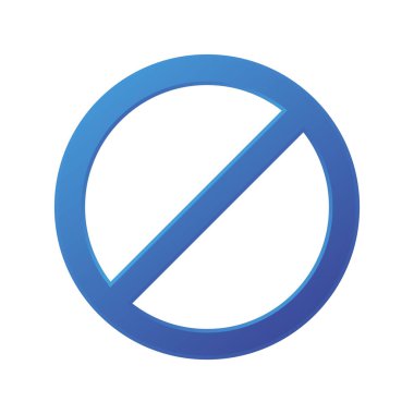 Vektör dur işareti simgesi. Hiç iz yok. Kırmızı, mavi, sarı ve yeşil uyarı izole edildi. Semboller işaret eğrisi yok.