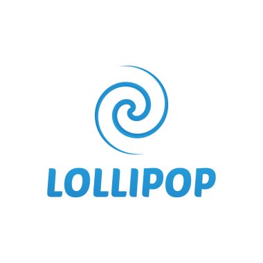 Lolipop vektör logo tasarım şablonları