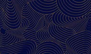 Topoğrafik haritalardaki arkaplan çizgileri, coğrafi harita desenleri. Kopya alanı ile birlikte sosyal medya hikayelerinin oluşturduğu bir vektör kümesi