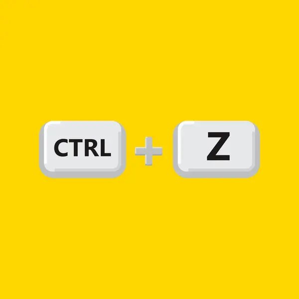 Ctrl Z geri almak için bir kısayol olarak kullanılır