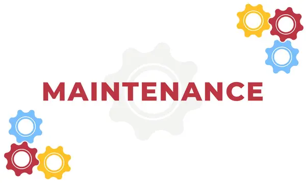 Cog Wheels vektör çizimi. Müşteri destek ikonu. Teknik destek mühendisliği ışık arka planı konsepti. İnşaat sayfasının altındaki internet sitesi. Web Sayfası bakımı.