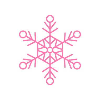 Kar Tanesi simgesi, Kar Tanesi simgesi vektörü, beyaz arkaplanda izole edilmiş modada düz stil. Kar Tanesi logosu, Kar Tanesi simgesi çizimi
