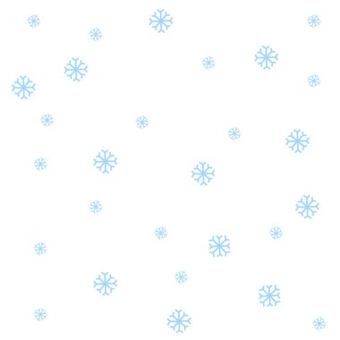 Kar taneleri vektör seamless modeli. Kar yağışı Noel tekrar zemin. Dikişsiz desen Noel kar yağışı, zemin kış kar tanesi illüstrasyon