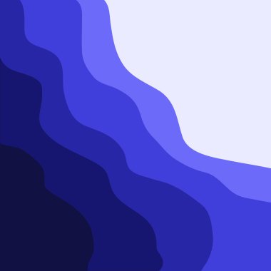 Sıvı renk arkaplan tasarımı. Akışkan eğimli mavi şekiller bileşimi. Gelecekçi tasarım posterleri.