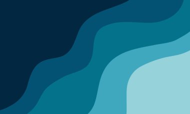 Sıvı renk arkaplan tasarımı. Akışkan eğimli mavi şekiller bileşimi. Gelecekçi tasarım posterleri.