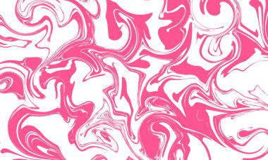 Renkli sıvı dalgalarla soyut yatay arkaplan. 60 'lar ve 70' lerde modaya uygun vektör illüstrasyonu.