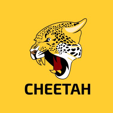 Çita maskot esport logosu tasarımı