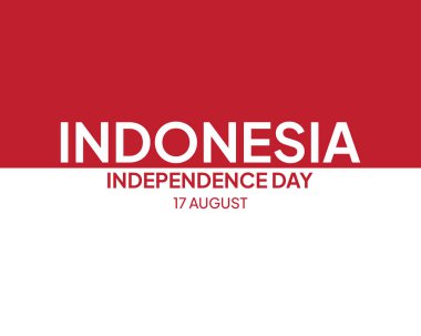 Endonezya Cumhuriyetinin bağımsızlık günü kutlu olsun. Geleneksel oyun konsepti illüstrasyonuyla birlikte. Endonezya 'nın bağımsızlık günü.