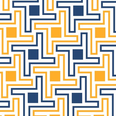 Kusursuz soyut geometrik desen. Vektör İllüstrasyonu. Yansıtıcı ışın anten arkaplanı.