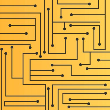 Yüksek-teknik okul teknoloji arka plan doku. Devre levhasını vektör çizim.