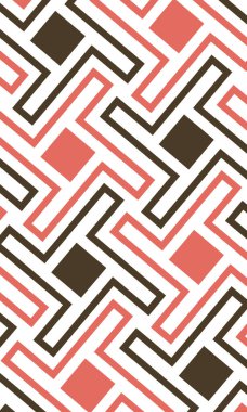 Kusursuz soyut geometrik desen. Dikey Vektör İllüstrasyonu. Yansıtıcı ışın anten arkaplanı.