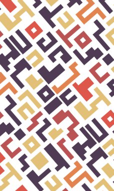 Renkli çizgilere sahip arka plan soyut stil mozaik düz tasarımı şekillendirir.