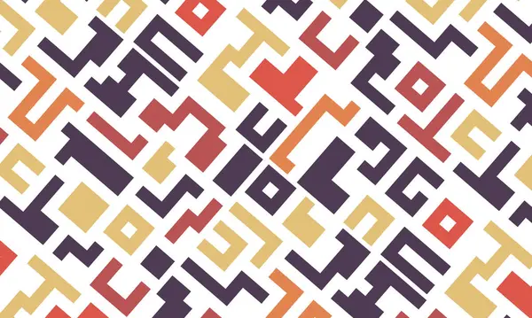 Renkli çizgilere sahip arka plan soyut stil mozaik düz tasarımı şekillendirir.