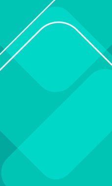 Turkuaz yeşil soyut arkaplan. Dinamik şekiller kompozisyonu. Sancaklar, sunum şablonları ve sosyal medya için vektör illüstrasyonu.