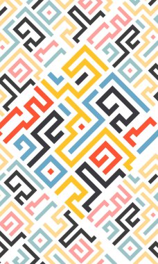 Renkli çizgili, kusursuz vektör kalıpları. Soyut dikişsiz desen, geometrik arkaplan, basit stil tekstil, afişler, duvar kağıtları, ambalajlar için harika. vektör tasarımı.