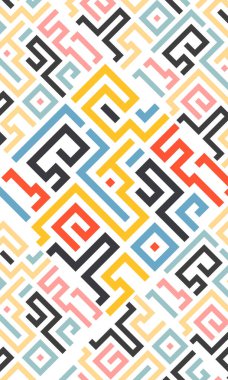 Renkli çizgili, kusursuz vektör kalıpları. Soyut dikişsiz desen, geometrik arkaplan, basit stil tekstil, afişler, duvar kağıtları, ambalajlar için harika. vektör tasarımı.