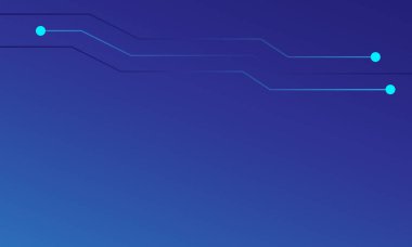 Yüksek teknoloji dokusu devre kartı dokusuna sahip soyut mavi arkaplan. Elektronik anakart illüstrasyonu. Vektör illüstrasyonu.