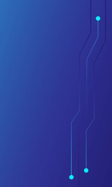 Yüksek teknoloji dokusu devre kartı dokusuna sahip soyut mavi arkaplan. Elektronik anakart illüstrasyonu. Vektör illüstrasyonu.