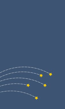 Kayan yıldız arkaplanı basit düz resimleme