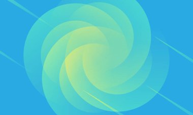 Mavi gradyan soyut arkaplan. Sarı daire dairesel şekiller bileşim uzayını oluşturur. Arka plan için uygun, iniş sayfası, duvar kağıdı, ev ekranı, tema. vektör 10