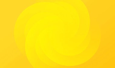 Sarı eğimli soyut arkaplan. Dairesel dairesel şekiller kompozisyon uzayı. Arka plan için uygun, iniş sayfası, duvar kağıdı, ev ekranı, tema. vektör 10