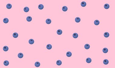 Yaban mersinleri pürüzsüz desen. Böğürtlenler izole. Orijinal düz çizim. Düz çizgi film biçimi.